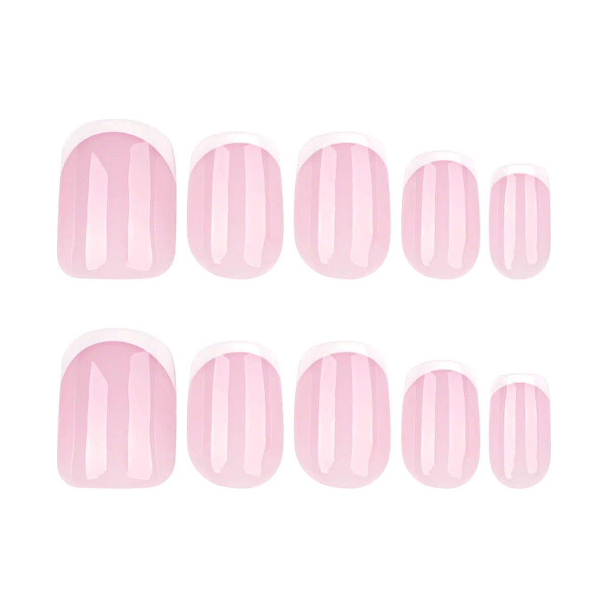 The Classic extra-short French press-on nails, alternate view